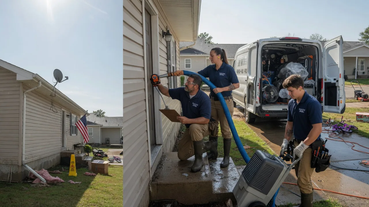 Ceiling Water Damage Restoration in Wingate, IN near me